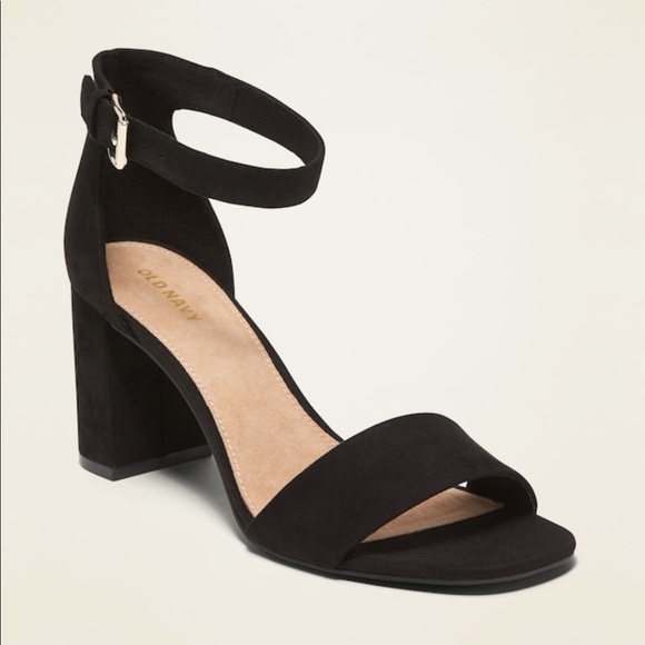 Strappy Black Heels - Picture 2 of 5